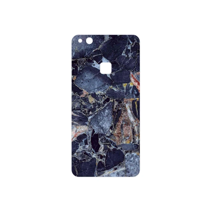 برچسب پوششی ماهوت مدل Broken black marble مناسب برای گوشی موبایل هوآوی P10 Lite