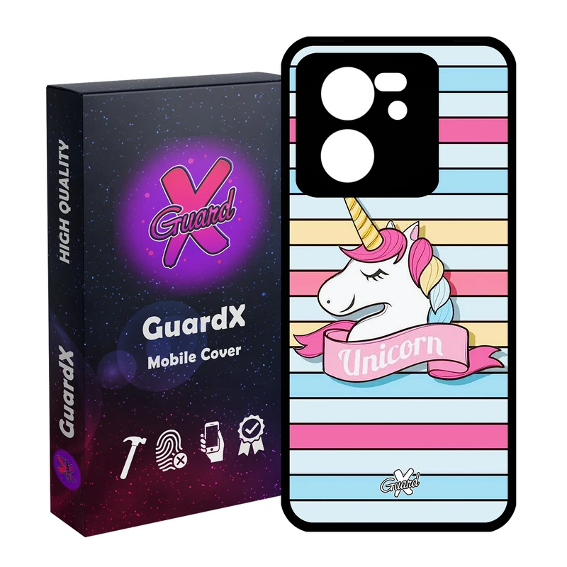 کاور گارد ایکس طرح Unicorn مدل Glass10018 مناسب برای گوشی موبایل شیائومی 13T/13T Pro/Redmi K60 Ultra