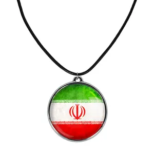 گردنبند خندالو مدل پرچم ایران کد 2050120505