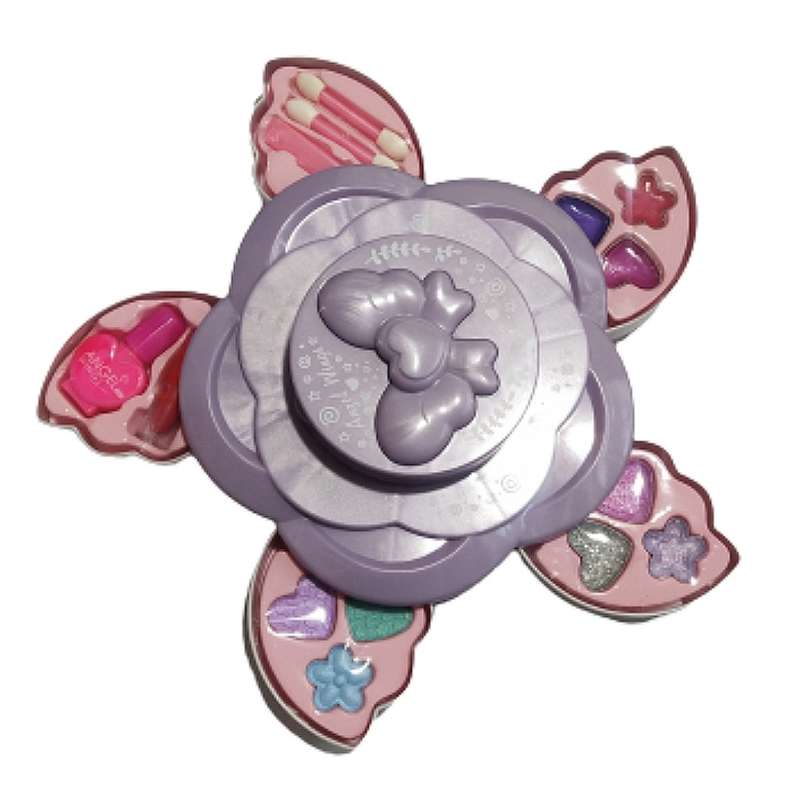 اسباب بازی لوازم ارایشی مدل چرخشی طرح گل