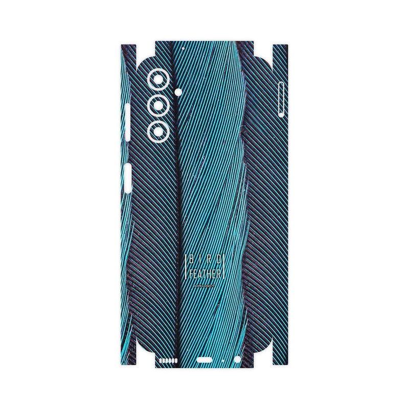برچسب پوششی ماهوت مدل Turquoise feathers-FullSkin مناسب برای گوشی موبایل سامسونگ Galaxy A14