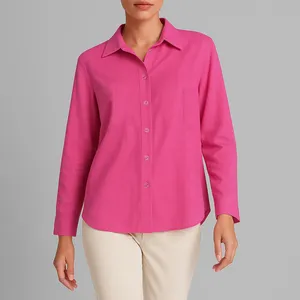 شومیز آستین بلند یقه برگردان زنانه نیزل مدل 1246