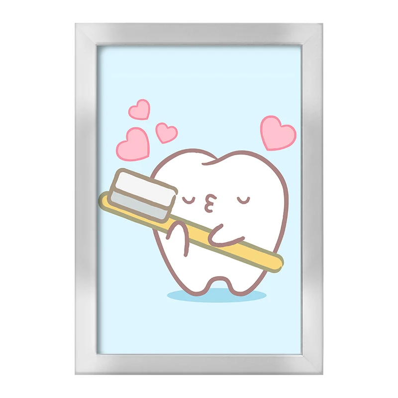 تابلو خندالو طرح دندان و دندان پزشکی کودکانه کد 36781