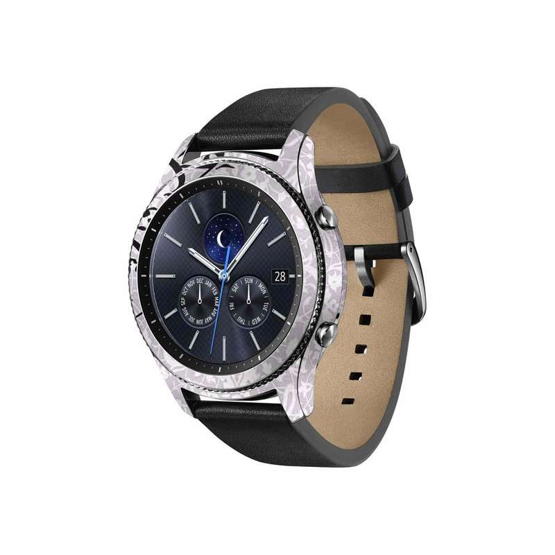 برچسب ماهوت طرح Nastaliq-1 مناسب برای ساعت هوشمند سامسونگ Galaxy Gear S3 Classic