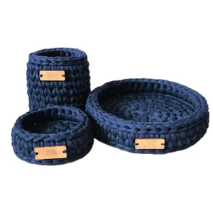 سبد قلاب بافی تریکو کد 5 مجموعه 3 عددی