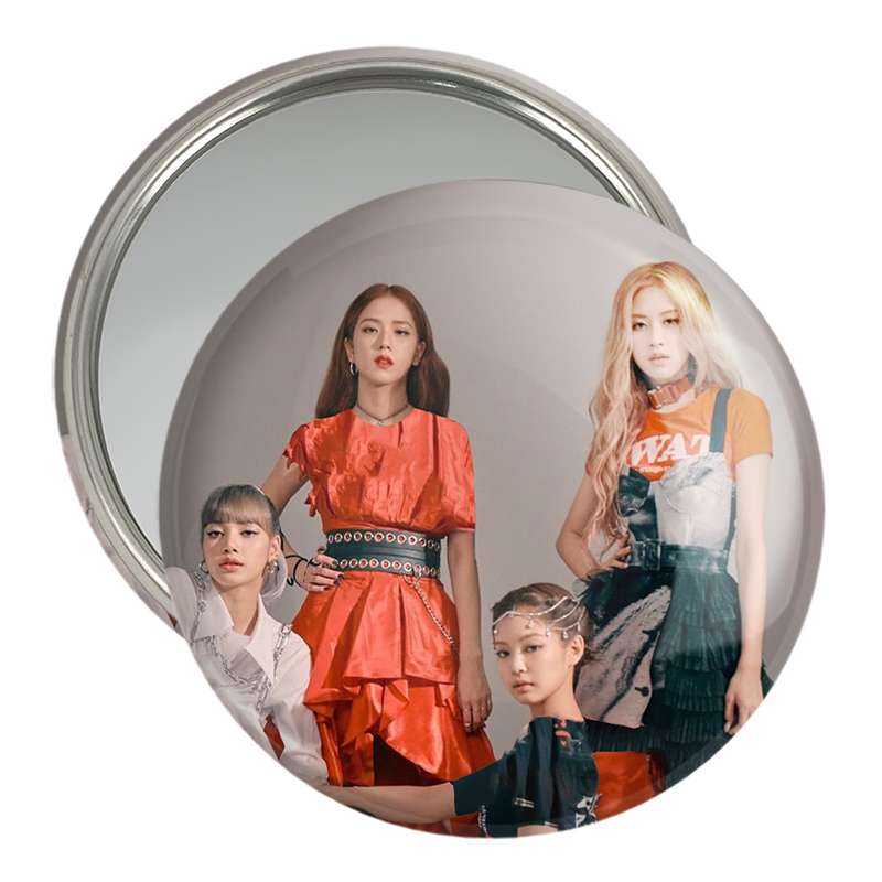 آینه جیبی خندالو مدل گروه بلک پینک Black Pink  کد 14537