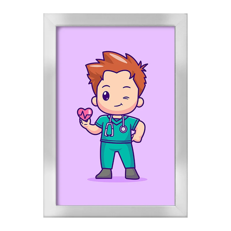 تابلو خندالو طرح پزشک و پرستار کد 31033