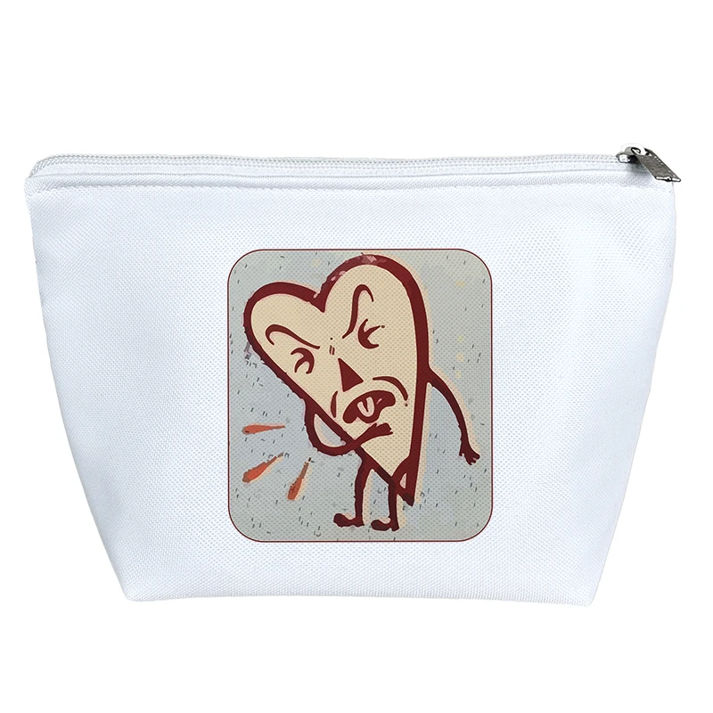 کیف لوازم آرایش دخترانه خندالو مدل قلب گریان کد 9870