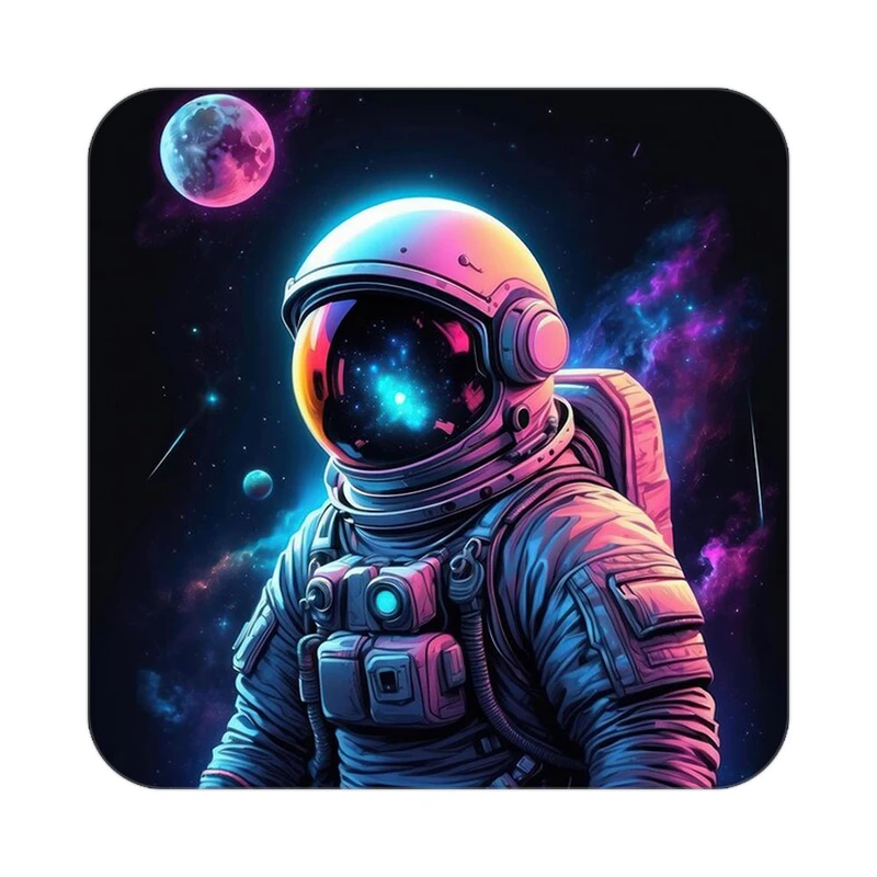 زیر لیوانی کاکتی طرح فضانورد مدل mp45991