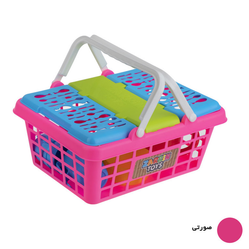 ست اسباب بازی آشپزخانه زرین تویز مدل سبد چای خوری کد M2