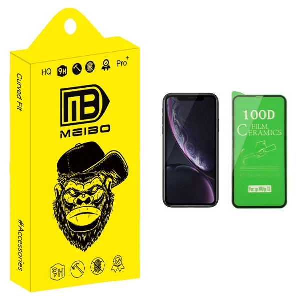 محافظ صفحه نمایش سرامیکی میبو مدل +HD مناسب برای گوشی موبایل اپل iPhone XR