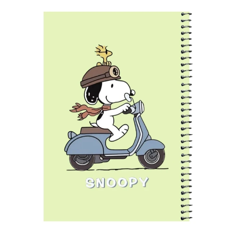 دفتر مشق 80 برگ اس جی مدل اسنوپی موتور سوار     