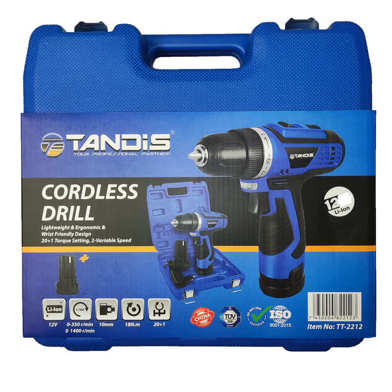 پیچ گوشتی شارژی تندیس مدل TT-2212