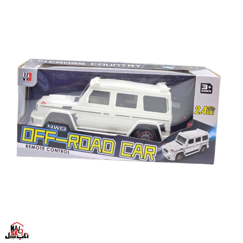 ماشین بازی کنترلی ناب سل مدل بنز جی کلاس دودزا شارژی چراغدار به همراه جاسوییچی Mercedes-Benz G-Class