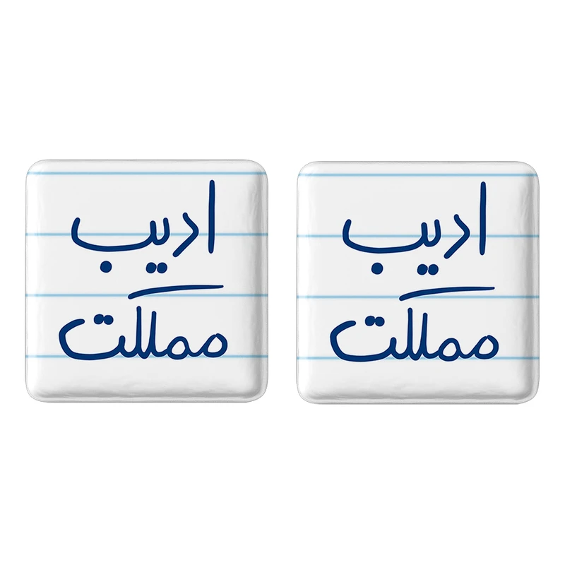 مگنت خندالو مدل ادیب مملکت کد 5887 مجموعه 2 عددی