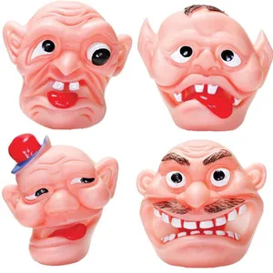 ابزار نمایشی دنیای سرگرمی های کمیاب مدل عروسک انگشتی سیلیکونی مجموعه 4 عددی