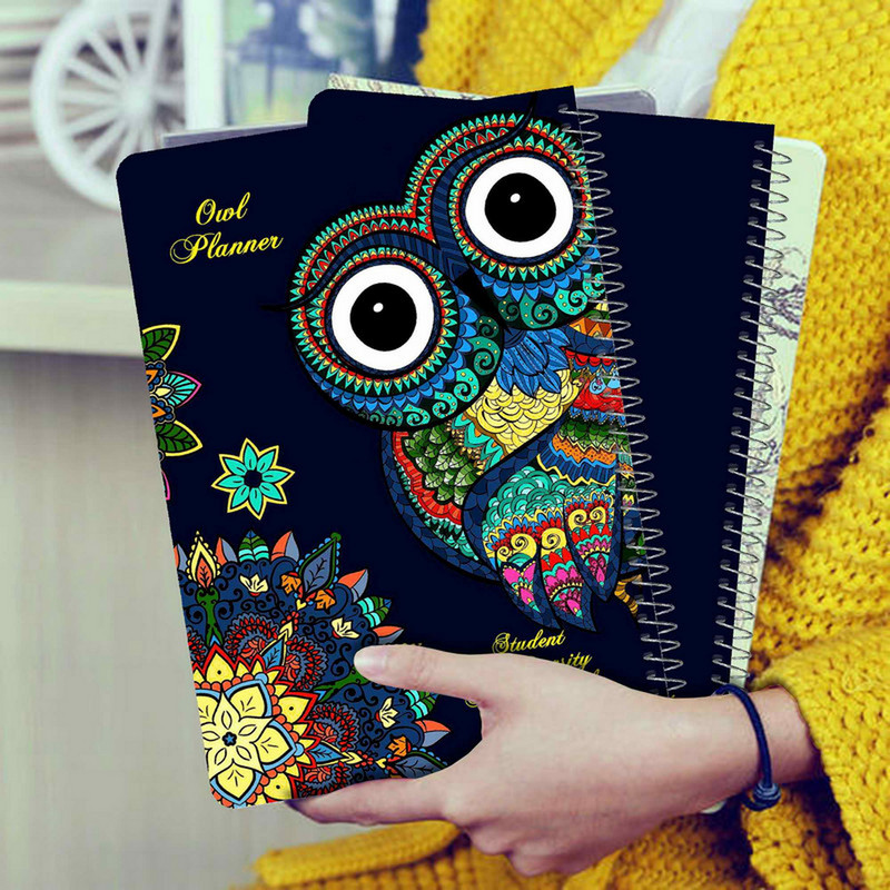 دفتر برنامه ریزی مستر راد طرح جغد مدل روزانه کد fiory 2108 به همراه جامدادی