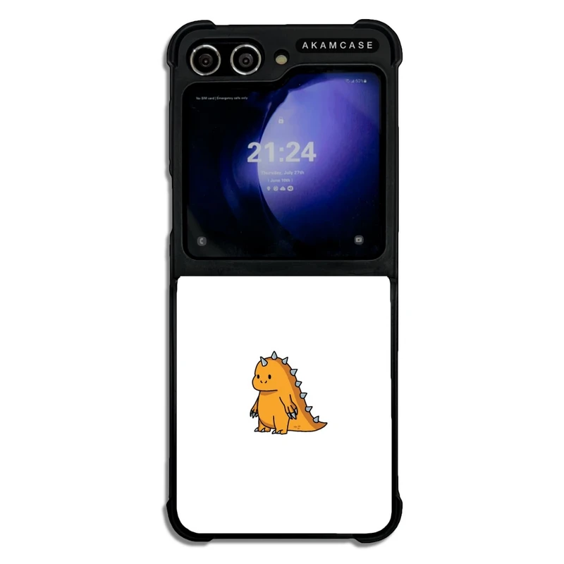 کاور آکام مدل AMC-WSGZFLIP5-DINO7 مناسب برای گوشی موبایل سامسونگ Galaxy Z Flip 5