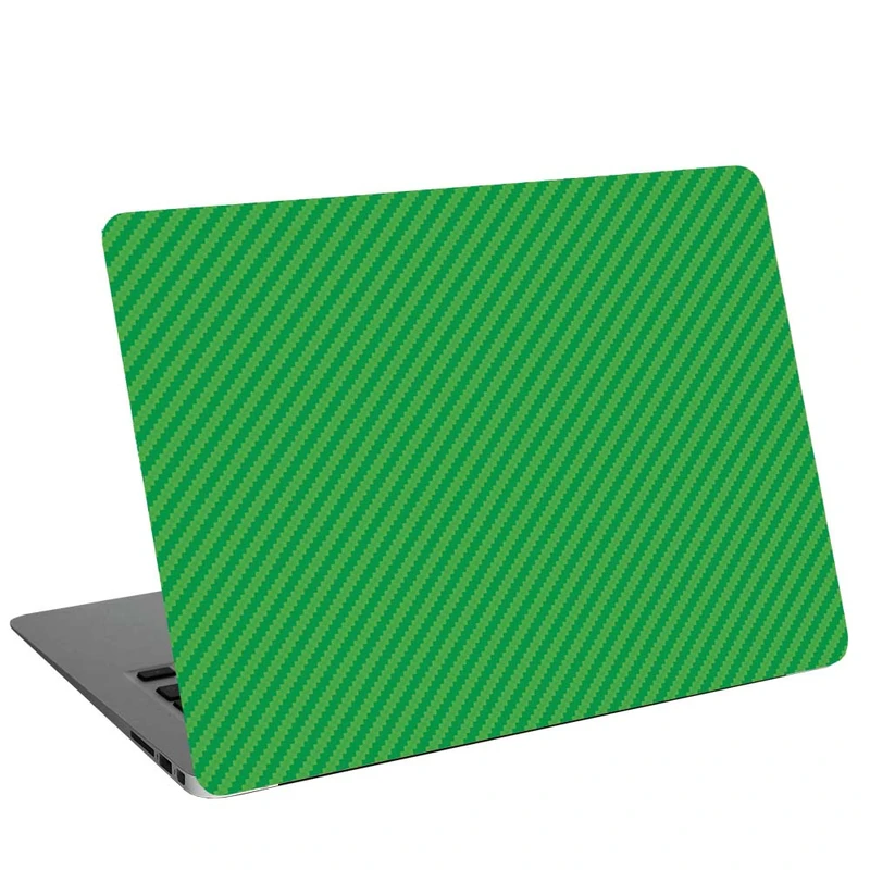  استیکر لپ تاپ طرح Green-Carbon کد G-260 مناسب برای لپ تاپ 15.6 اینچ