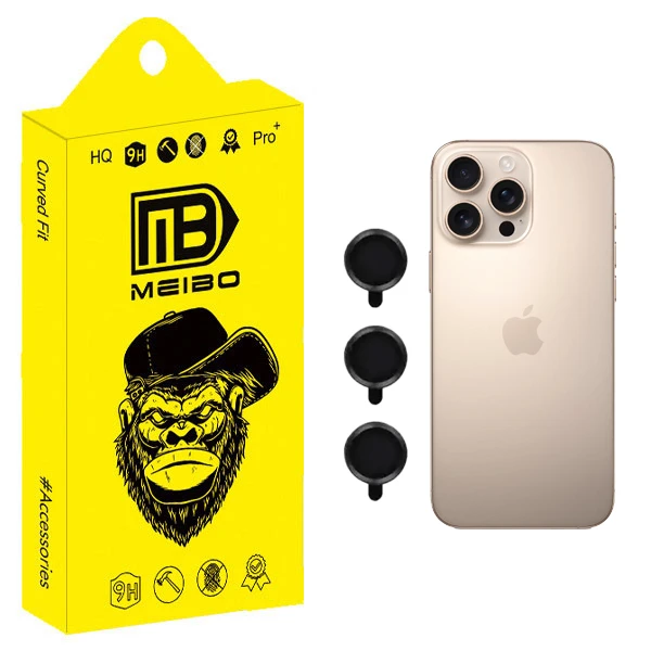 محافظ لنز دوربین میبو مدل Ringi Fort مناسب برای گوشی موبایل اپل iphone 14 / 15 / 16 Pro / Pro Max 