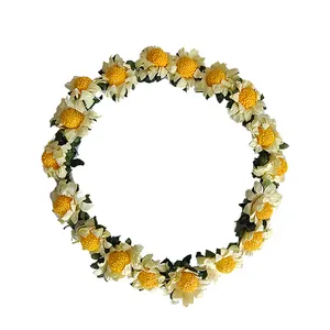 تاج مو دخترانه مدل بابونه 3