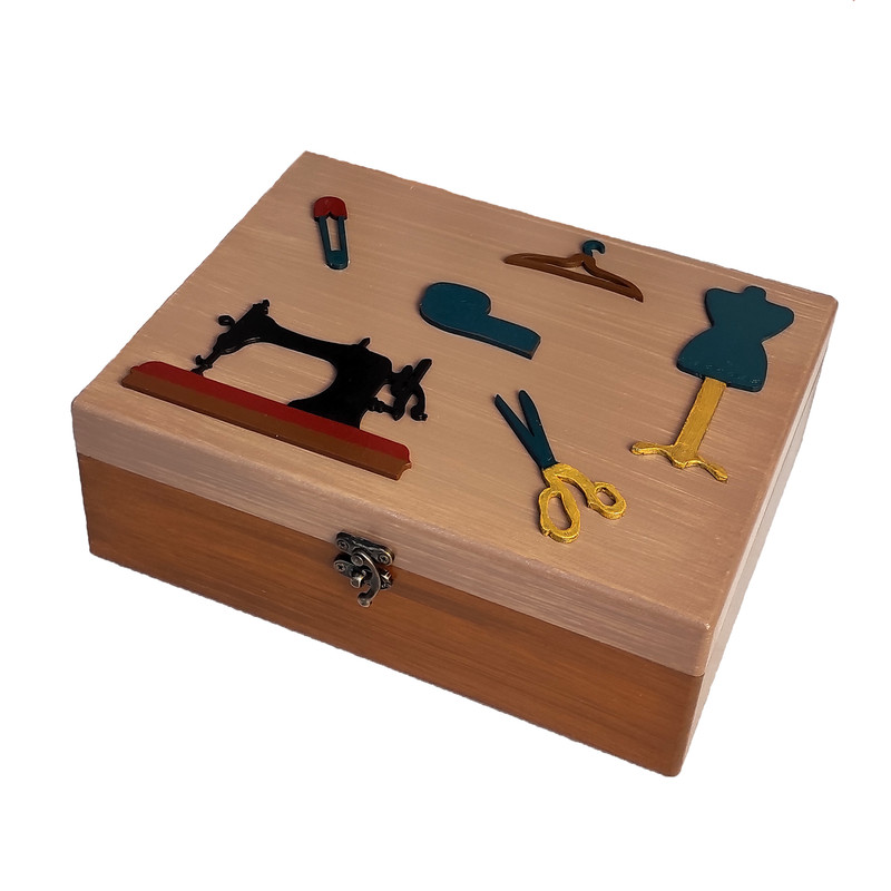 جعبه نخ و سوزن مدل دوک کد 225