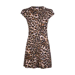 پیراهن راحتی زنانه افراتین مدل گل افشان پلنگی کد 9558