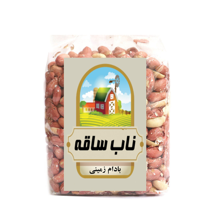 بادام زمینی ناب ساقه - 500 گرم