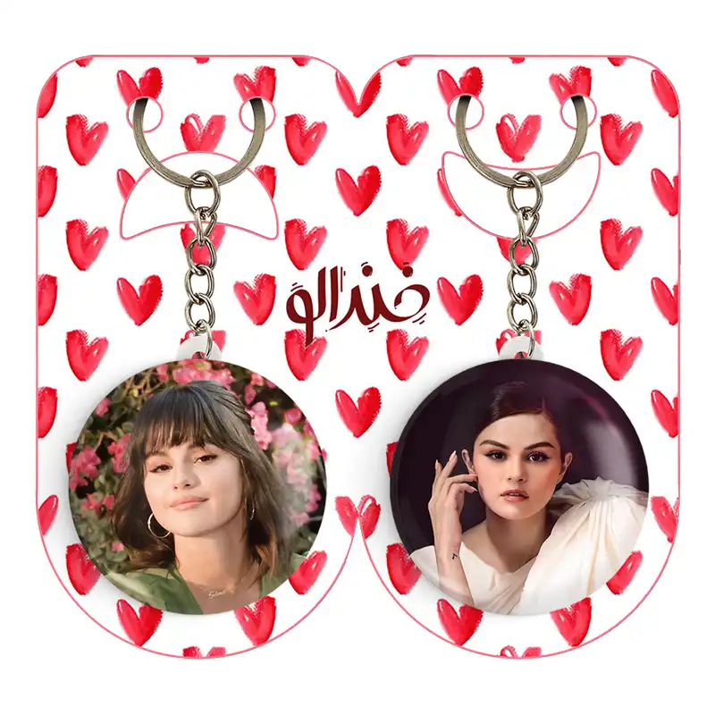 جاکلیدی خندالو مدل سلنا گومز Selena Gomez کد 1919619204 مجموعه 2 عددی