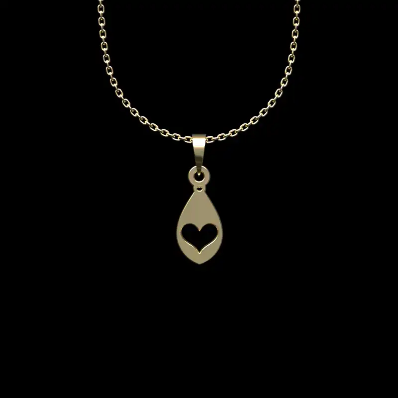 گردنبند طلا 18 عیار زنانه مدوپد مدل هندسی کد CA10140