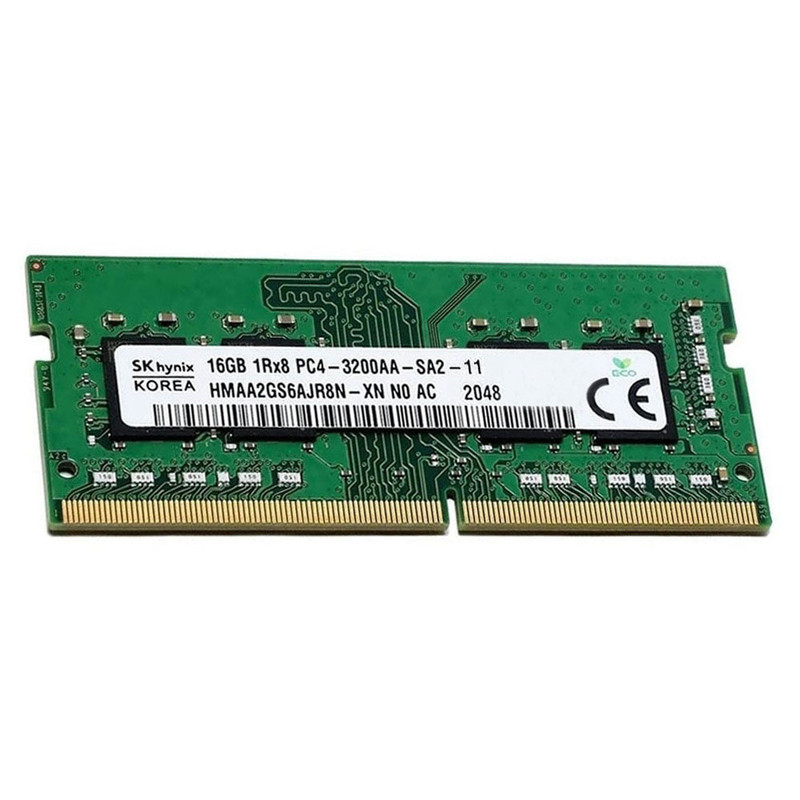 رم لپ تاپ DDR4 تک کاناله 3200 مگاهرتز CL22 اس کی هاینیکس مدل PC4-3200 ظرفیت 16 گیگابایت