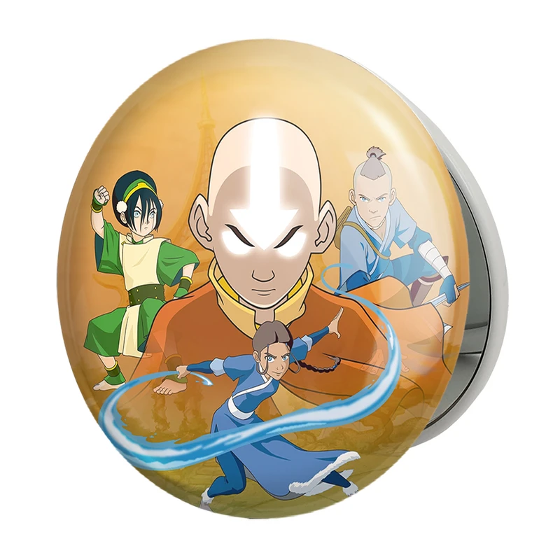 آینه جیبی خندالو طرح آواتار و دوستان انیمه آواتار Avatar مدل تاشو کد 12748 