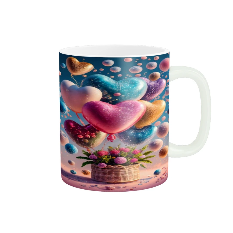 ماگ پادآفرین طرح قلب کد 361