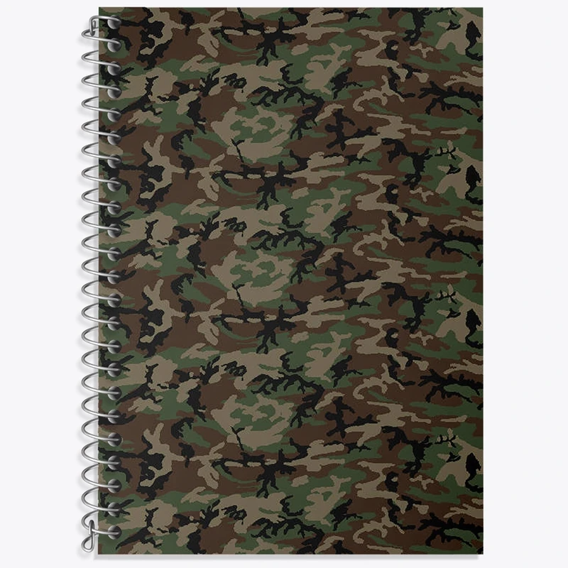 دفتر زبان 50 برگ خندالو مدل دو خط طرح چریکی کد N55