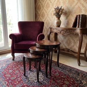 میز عسلی مدل aa01 مجموعه سه عددی