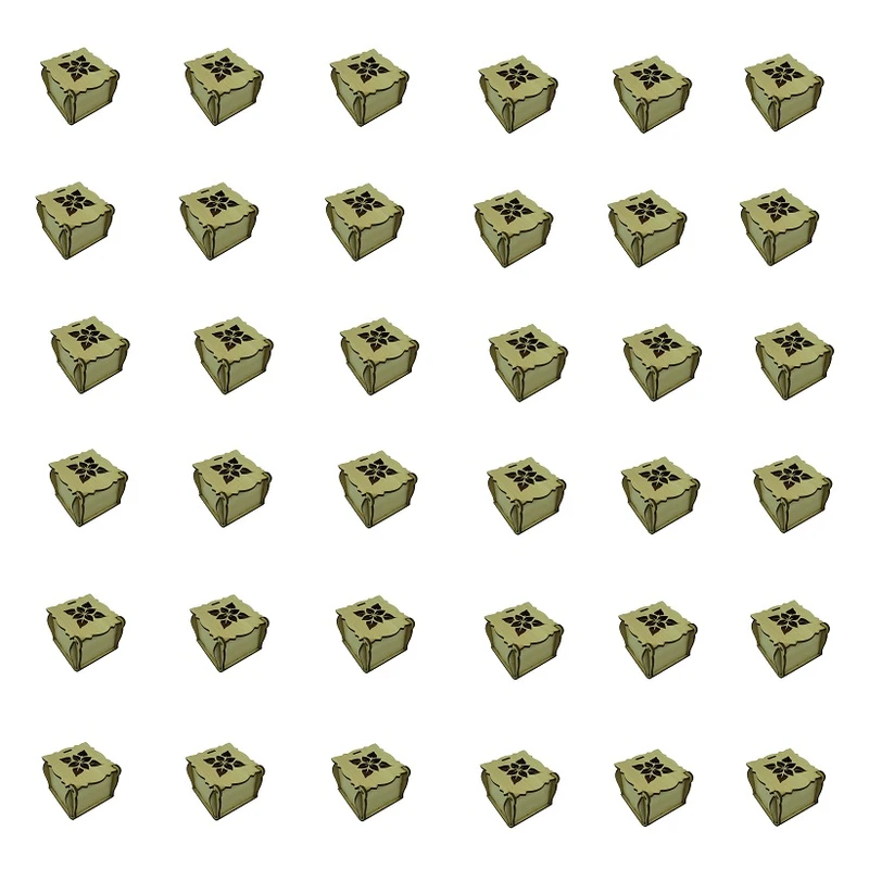 جعبه انگشتر پارلا گوهر کد 7543 بسته 36 عددی