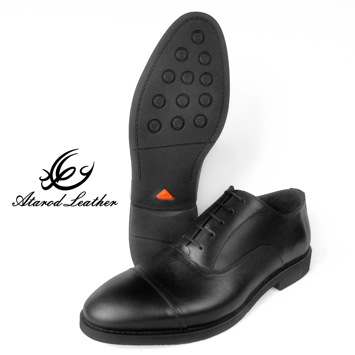 کفش مردانه چرم عطارد مدل چرم طبیعی کد SH86 -  - 6