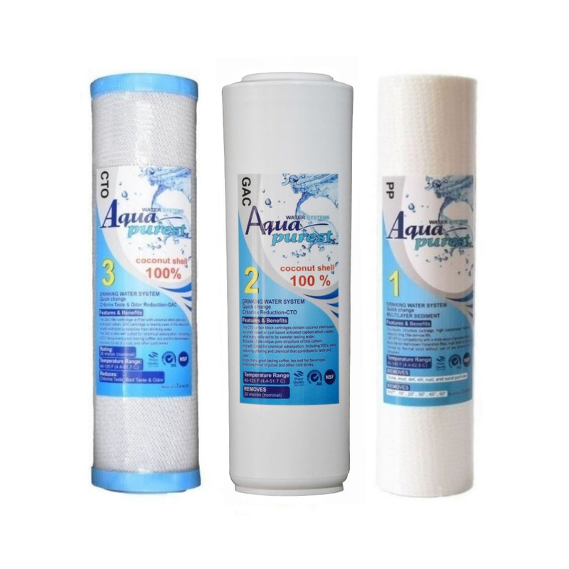 فیلتر تصفیه کننده آب آکوا پیورست مدل SW 600 مجموعه 6 عددی فیلتر تصفیه کننده آب آکوا پیورست مدل SW 600 مجموعه 6 عددی