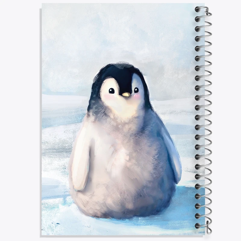 دفتر مشق 50 برگ خندالو طرح پنگوئن کد F920