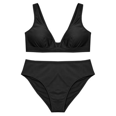 مایو دو تکه زنانه کاپشی مدل 2403