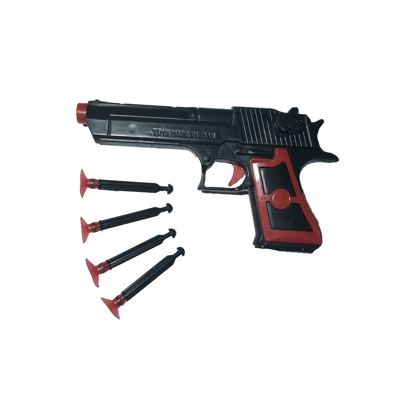 تفنگ بازی مدل پرتابی چسبونکی کد DBS_10759