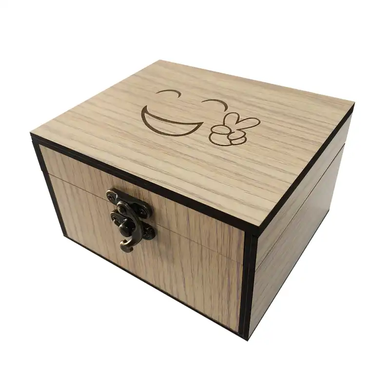 جعبه هدیه چوبی مدل b10