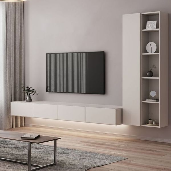 میز تلویزیون مدل 5528 مناسب برای تلویزیون تا 60 اینچ