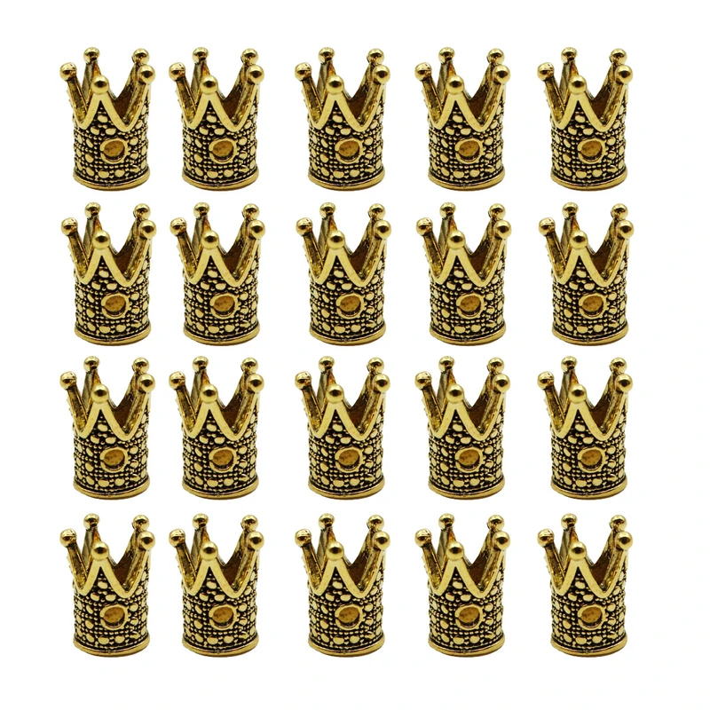 آویز دستبند مدل تاج زیبا کد AD-PT03 مجموعه 20 عددی