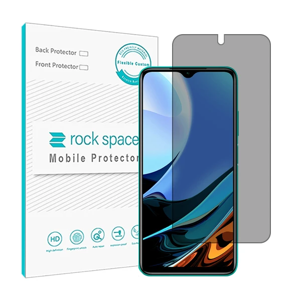 محافظ صفحه نمایش حریم شخصی راک اسپیس مدل HyPRV مناسب برای گوشی موبایل شیائومی Redmi 9 Power