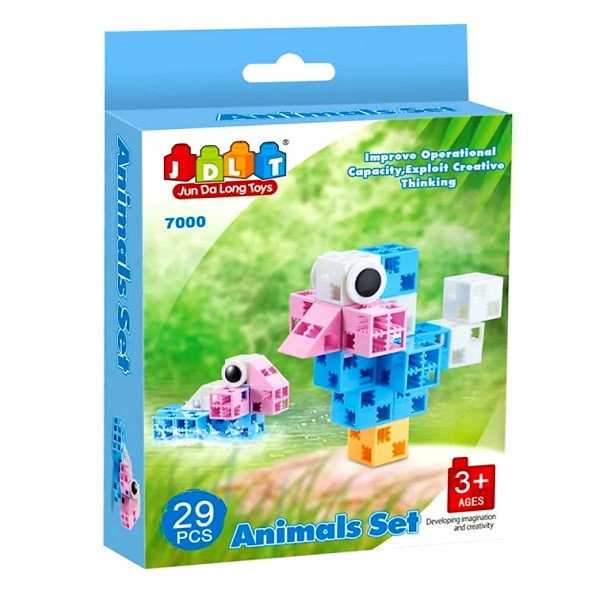 ساختنی جی دی ال تی مدل حیوانات مجموعه 4عدی کد7001الی7004