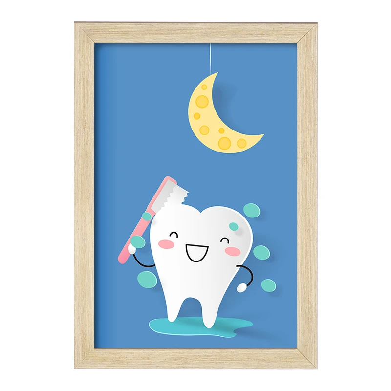 تابلو خندالو مدل دندان و دندان پزشکی کودکانه کد 36748