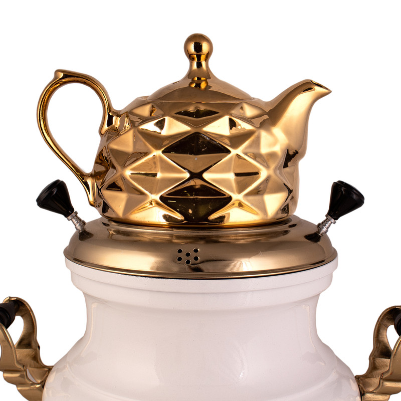 سماور گازی مدل a2 عدسی گنجایش 8 لیتر