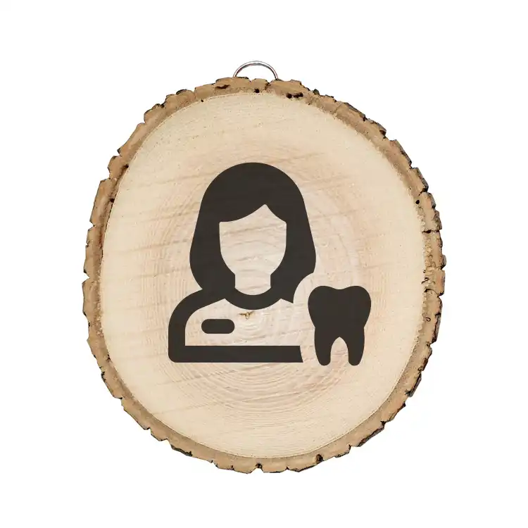 دیوار کوب چوبی مدل دندانپزشک