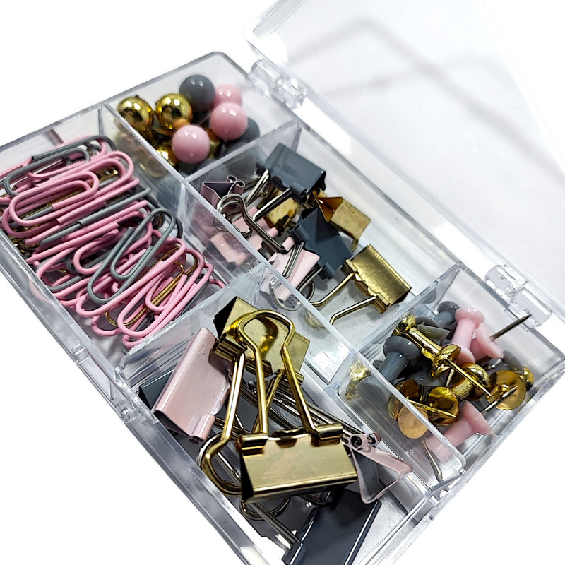 گیره کاغذ بیفا مدل 93600 بسته 80 عددی